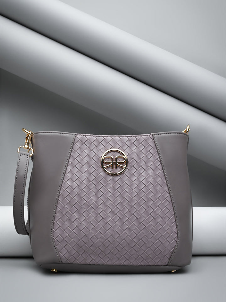 Rocia By Regal Lilac Women Woven Handbag