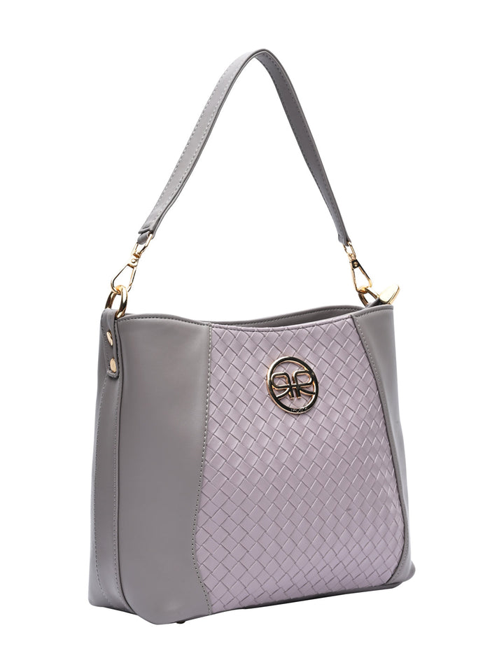 Rocia By Regal Lilac Women Woven Handbag