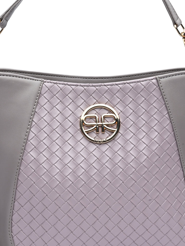 Rocia By Regal Lilac Women Woven Handbag