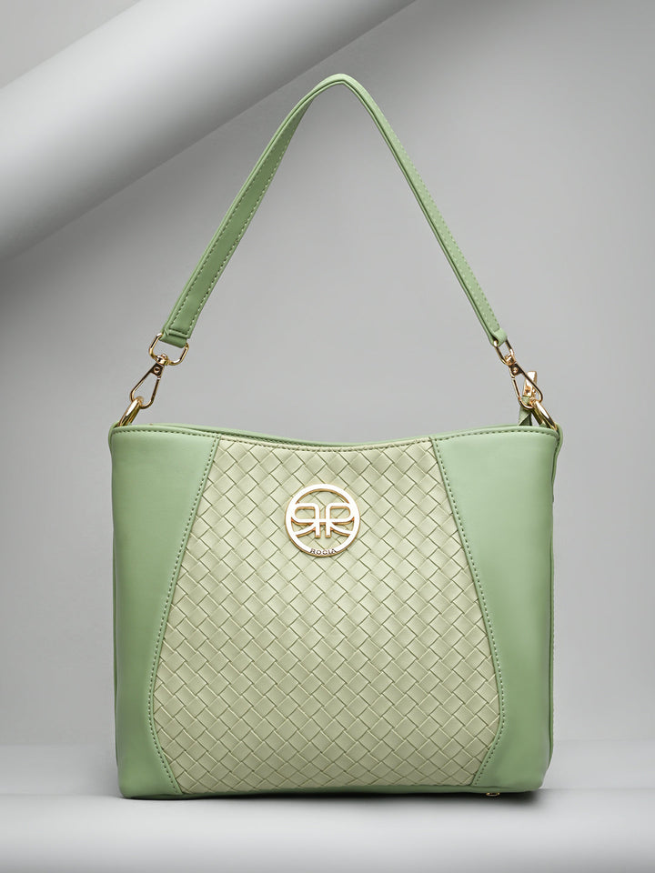 Rocia By Regal Mint Women Woven Handbag