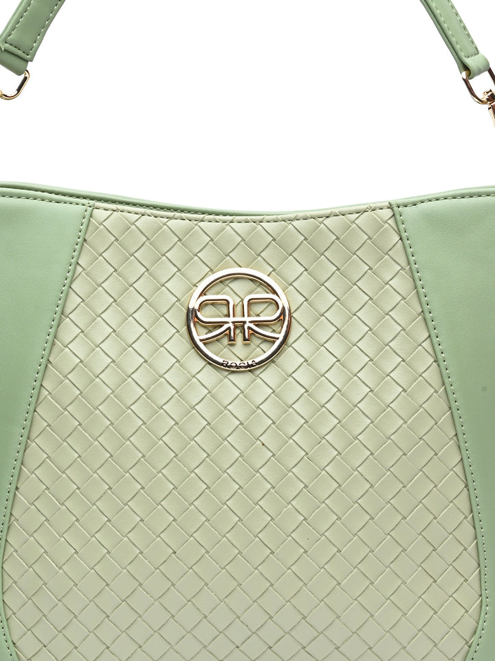 Rocia By Regal Mint Women Woven Handbag