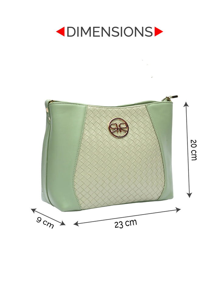 Rocia By Regal Mint Women Woven Handbag