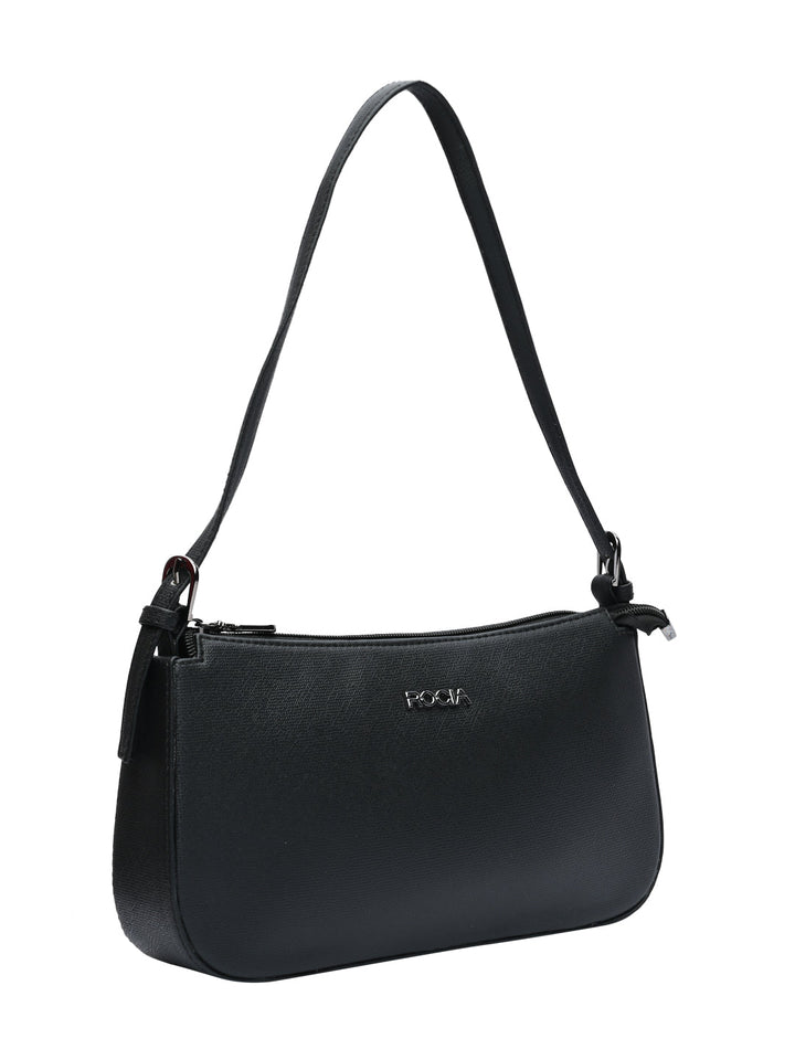 Rocia By Regal Black Women Solid Shoulder Bag