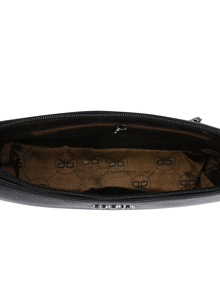 Rocia By Regal Black Women Solid Shoulder Bag