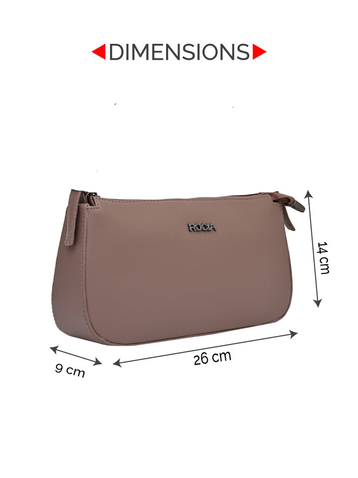 Rocia By Regal Nude Women Solid Shoulder Bag