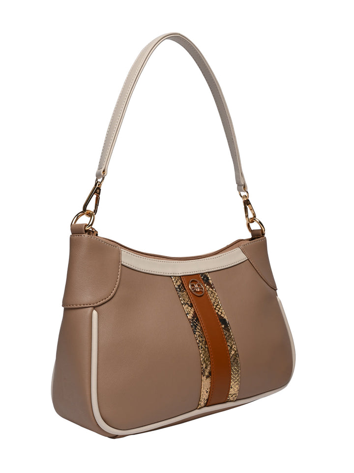 Rocia By Regal Beige Women Classy Shoulder Bag