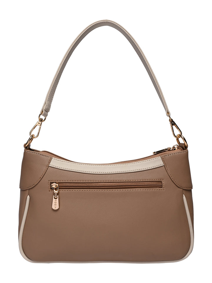 Rocia By Regal Beige Women Classy Shoulder Bag