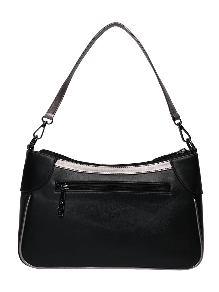 Rocia By Regal Black Women Classy Shoulder Bag
