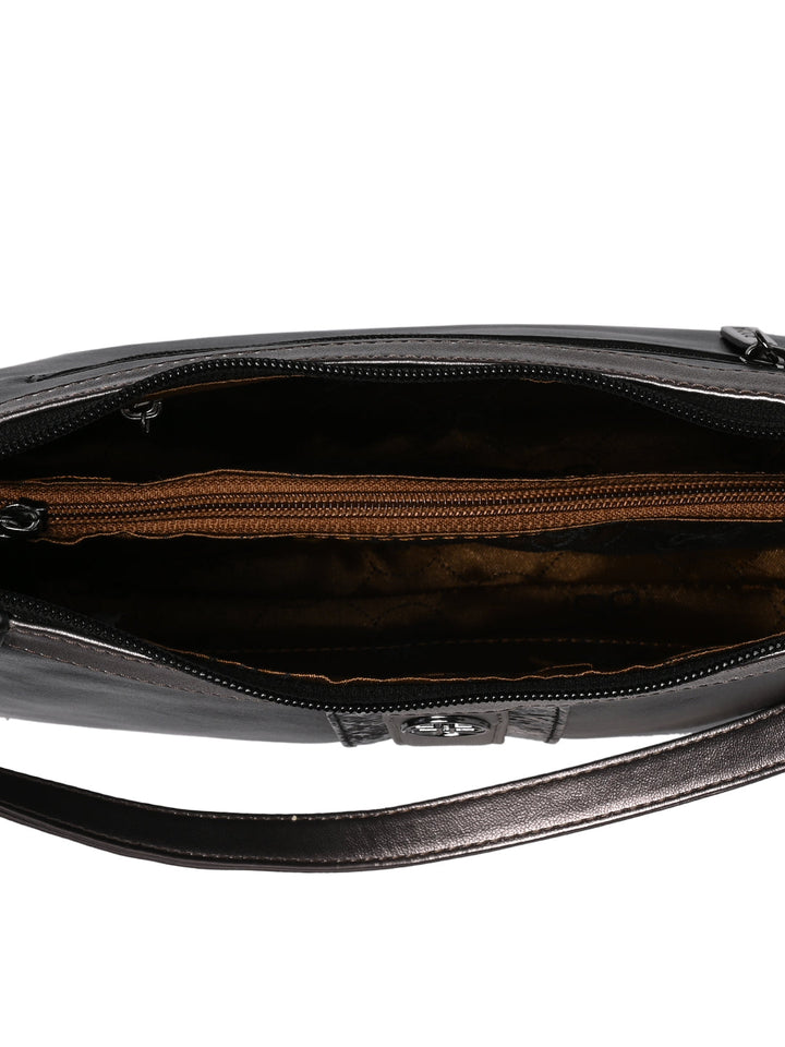 Rocia By Regal Black Women Classy Shoulder Bag