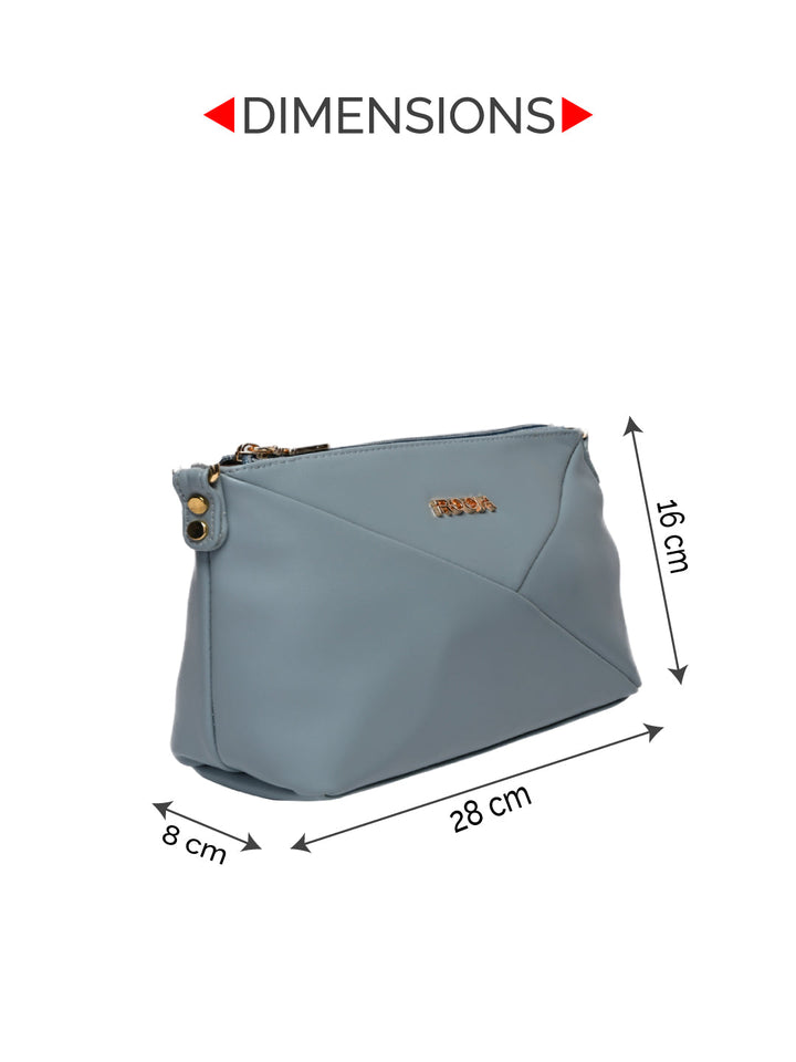 Rocia By Regal Blue Women Cute Solid Handbag