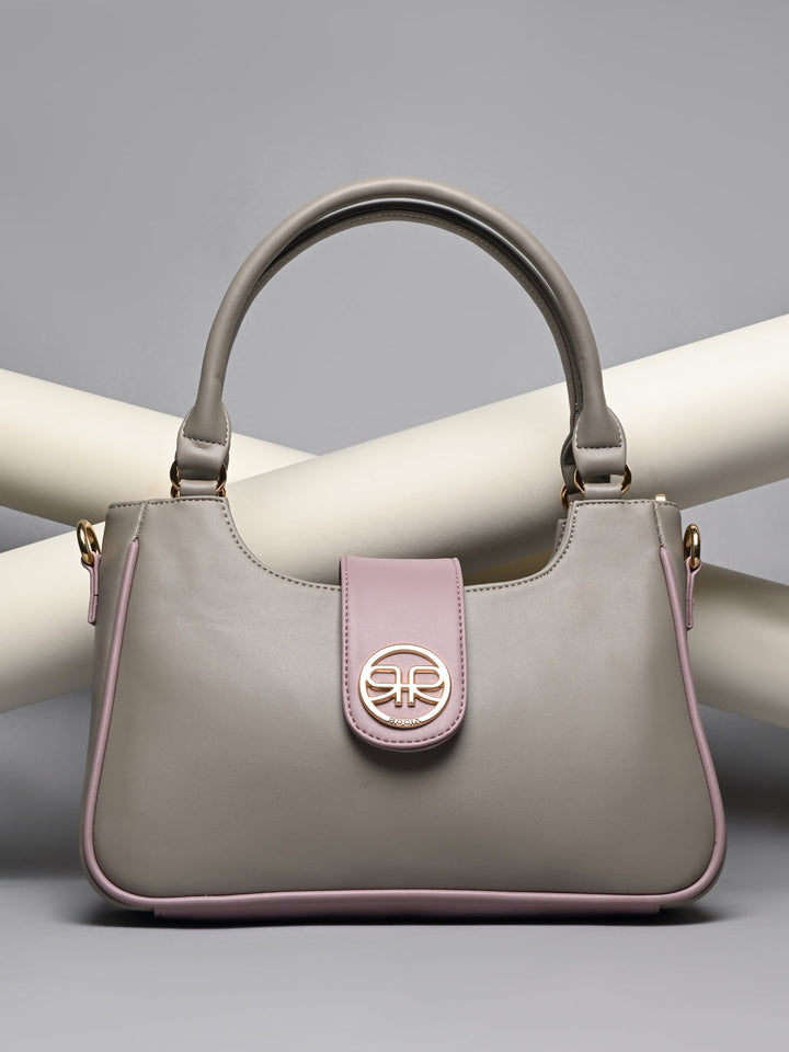 Rocia By Regal Grey Women Smart Shoulder Bag