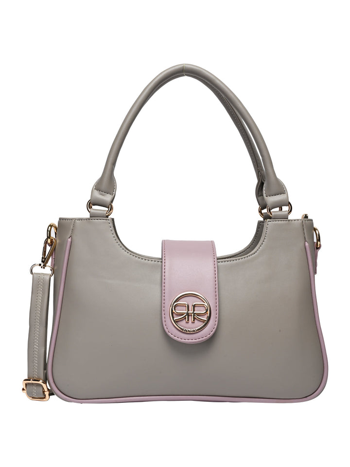 Rocia By Regal Grey Women Smart Shoulder Bag