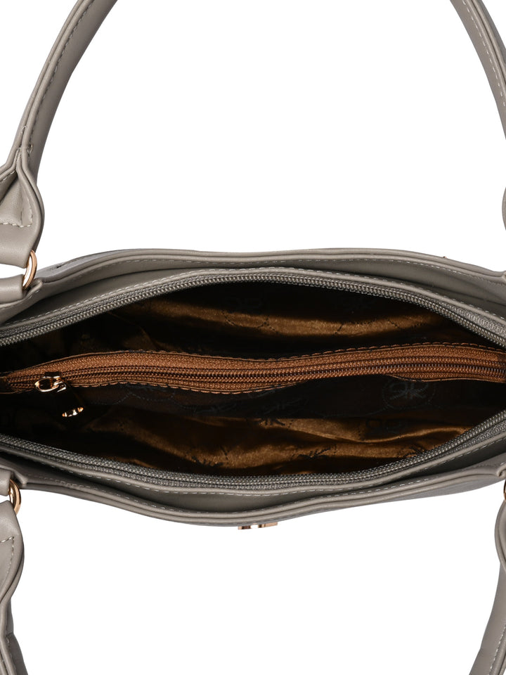 Rocia By Regal Grey Women Smart Shoulder Bag