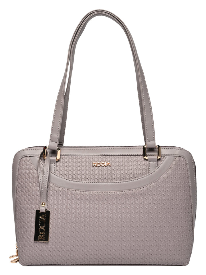 Rocia By Regal Lilac Women Woven Textured Shoulder Bag