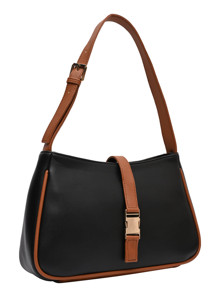 Rocia By Regal Black Women Casual Shoulder Bag