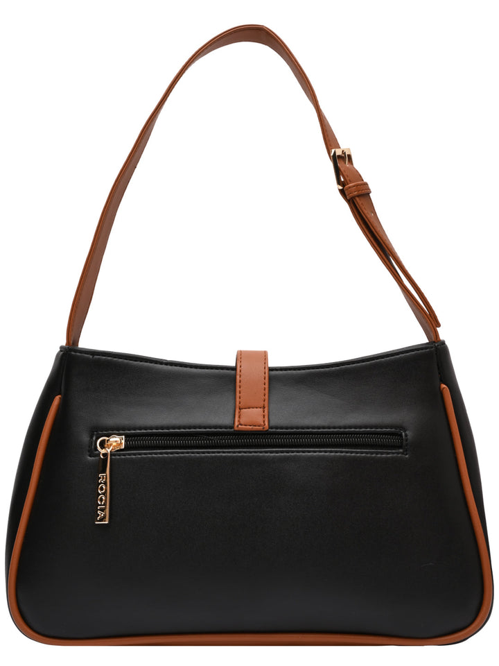 Rocia By Regal Black Women Casual Shoulder Bag