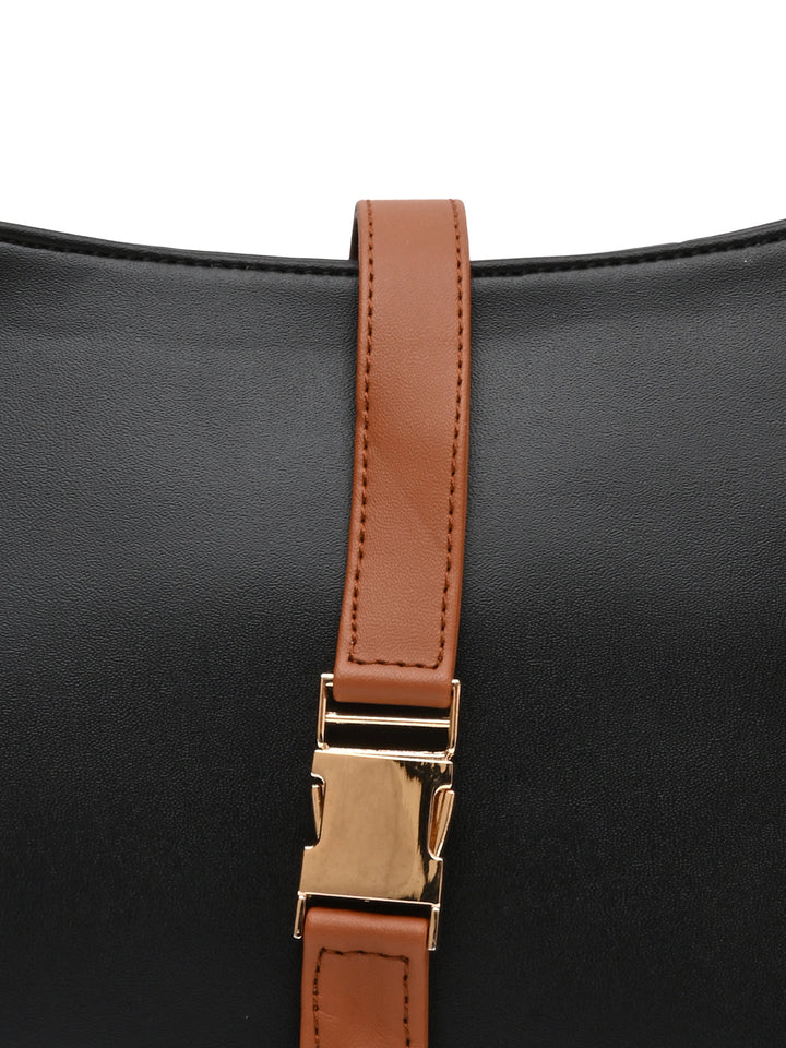 Rocia By Regal Black Women Casual Shoulder Bag