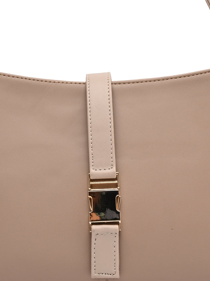 Rocia By Regal Cream Women Casual Shoulder Bag