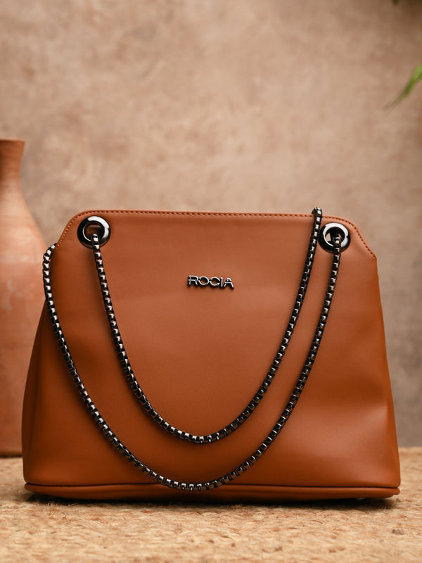 Rocia By Regal Tan Women Casual Shoulder Bag