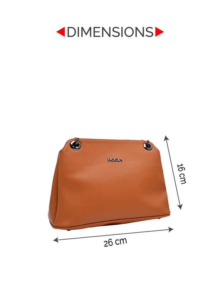 Rocia By Regal Tan Women Casual Shoulder Bag