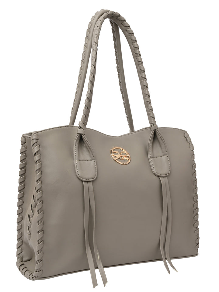 Rocia By Regal Grey Women Casual Tote Bag
