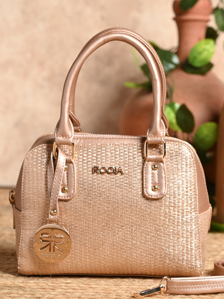 Rocia By Regal Rose Gold Women Cute Small Handbag