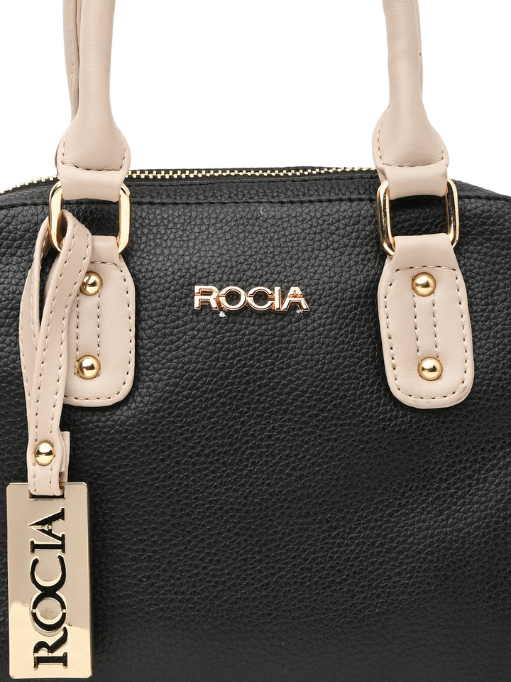 Rocia By Regal Black Women Cute Small Drymill Handbag