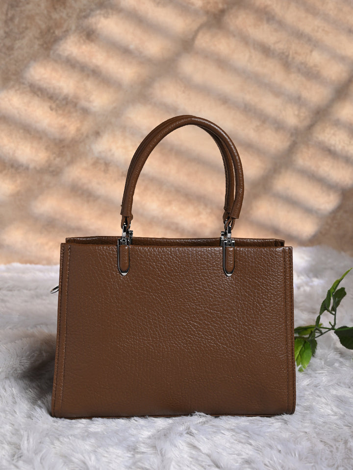 Rocia By Regal Brown Women Classic Solid Handbag