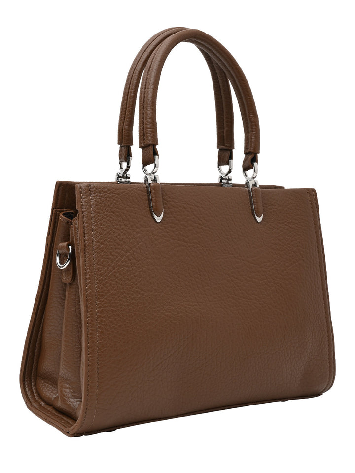 Rocia By Regal Brown Women Classic Solid Handbag