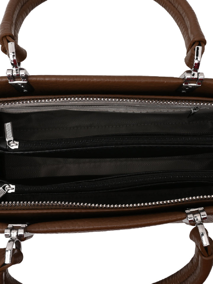 Rocia By Regal Brown Women Classic Solid Handbag