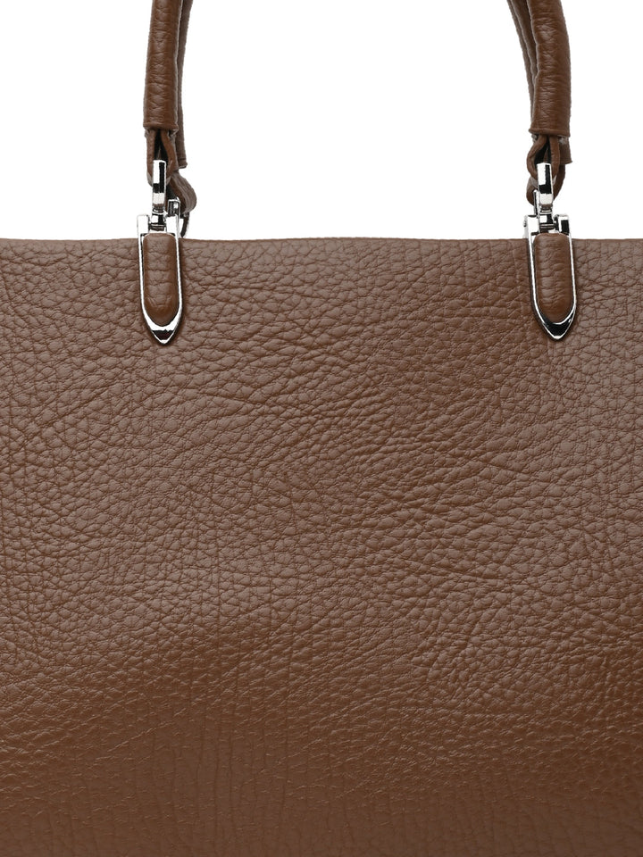 Rocia By Regal Brown Women Classic Solid Handbag