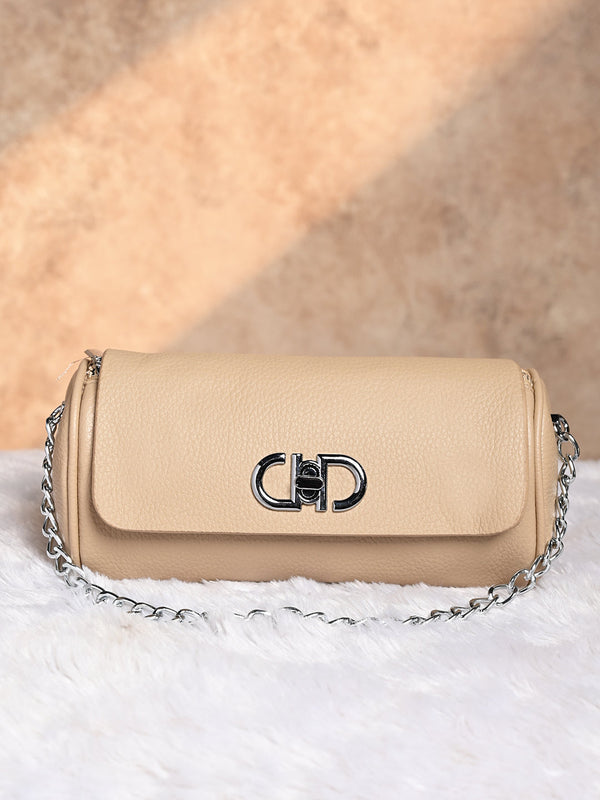 Rocia By Regal Beige Women Cute Shoulder Bag