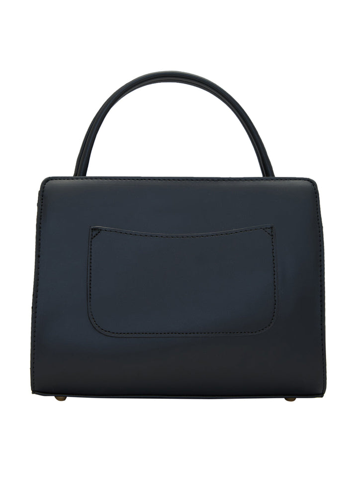 Rocia By Regal Black Women Smart Bow Embellished Bag