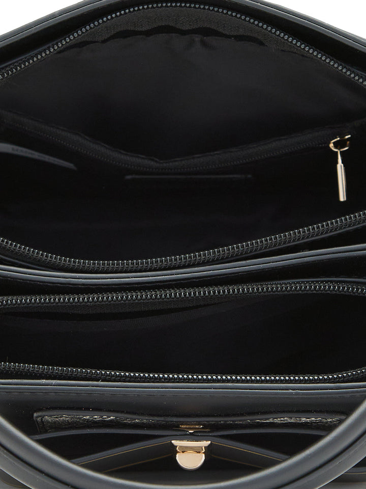 Rocia By Regal Black Women Smart Bow Embellished Bag