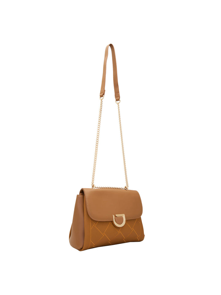Rocia By Regal Tan Women Casual Sling Bag
