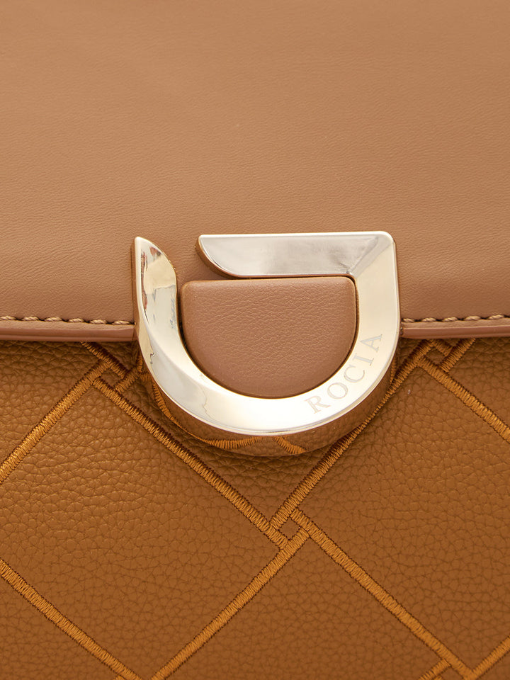 Rocia By Regal Tan Women Casual Sling Bag