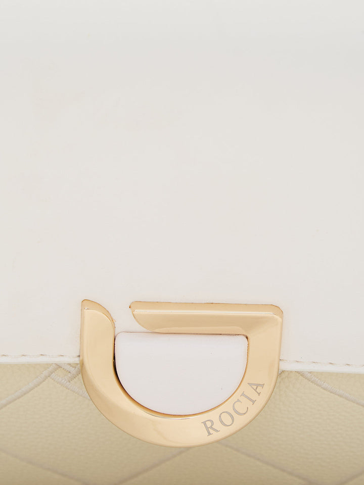 Rocia By Regal White Women Casual Sling Bag