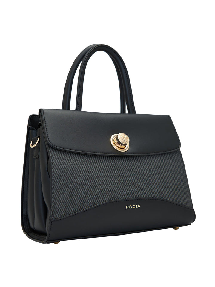 Rocia By Regal Black Women Smart Casual Bag