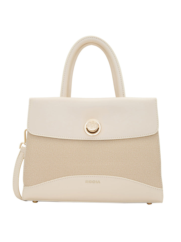 Rocia By Regal Cream Women Smart Casual Bag
