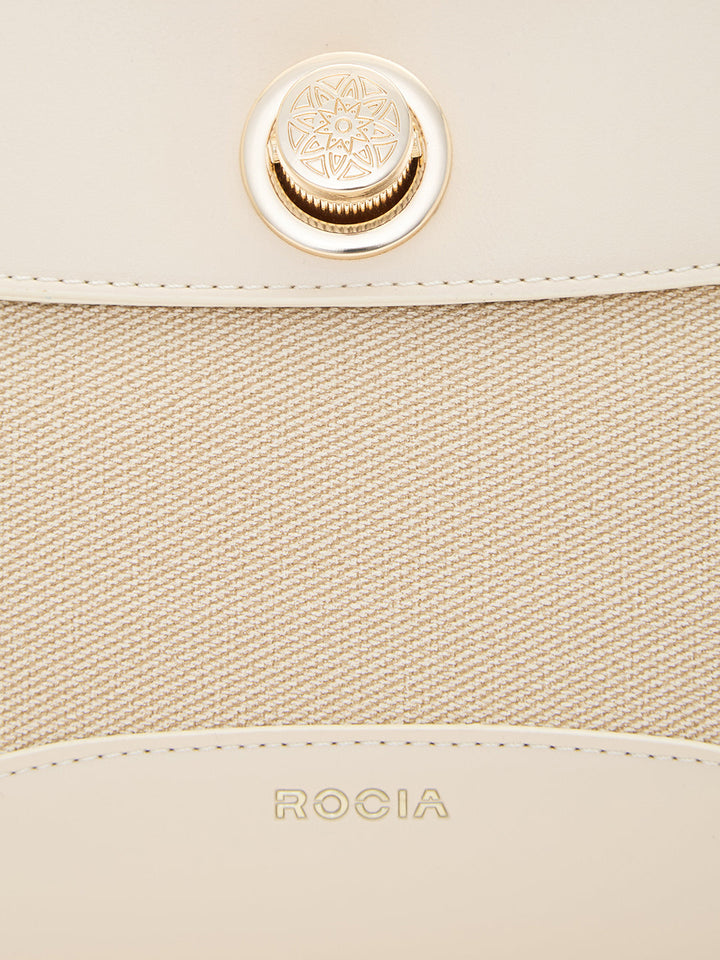 Rocia By Regal Cream Women Smart Casual Bag
