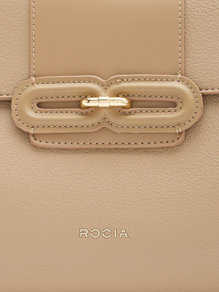 Rocia By Regal Beige Women Smart Day Bag