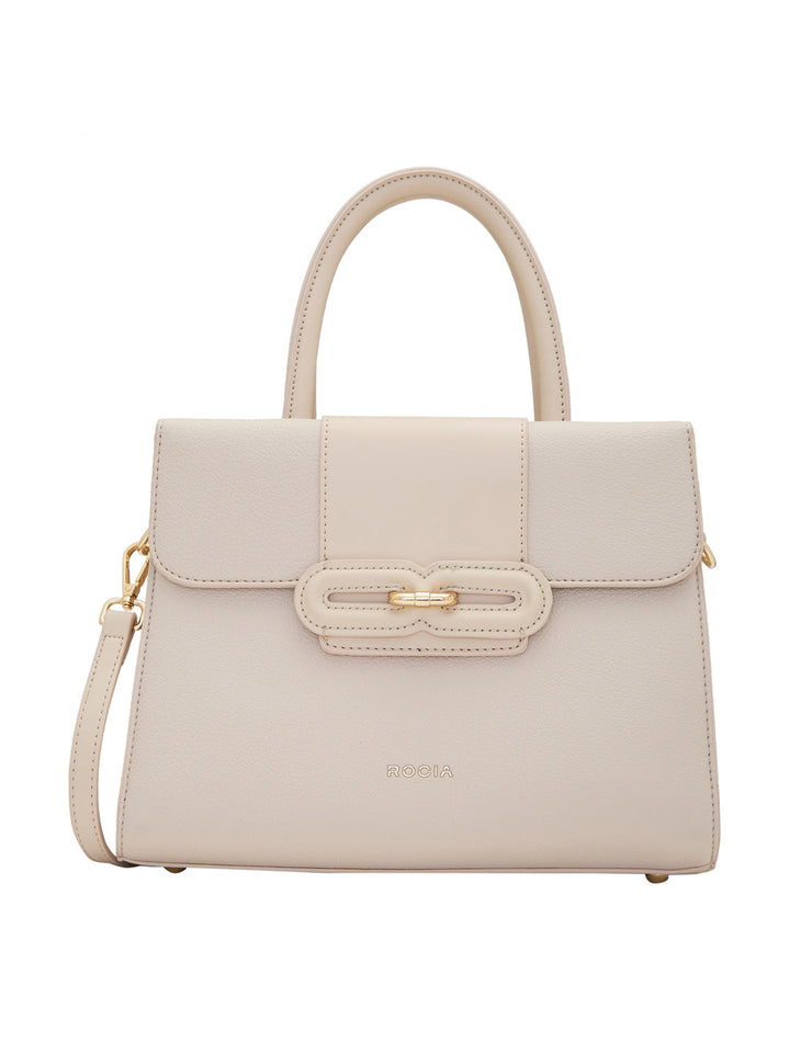 Rocia By Regal Cream Women Smart Day Bag