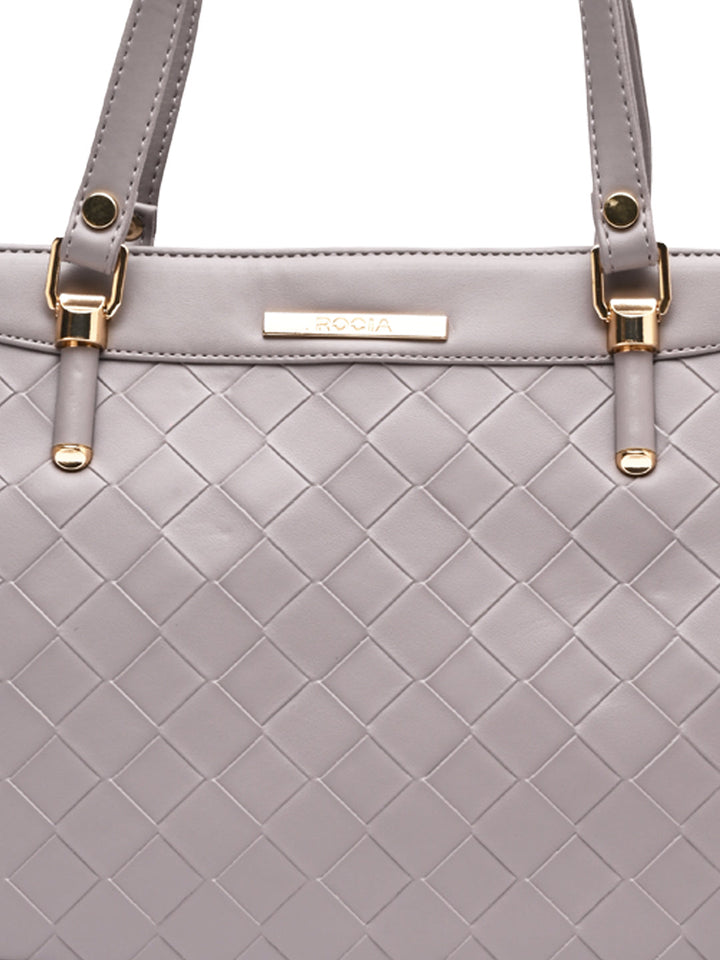 Rocia By Regal Lilac Women Big Woven Shoulder Bag