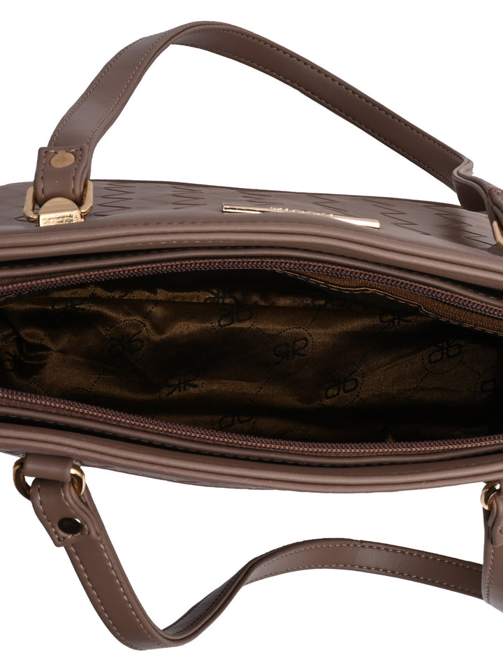 Rocia By Regal Nude Women Big Woven Shoulder Bag