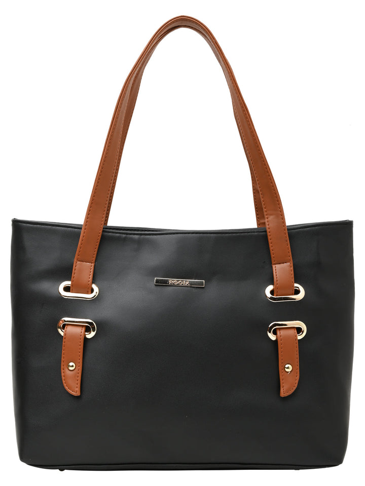 Rocia By Regal Black Women Solid Casual Bag
