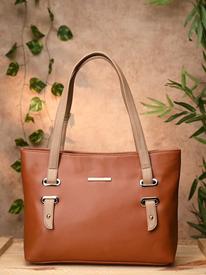 Rocia By Regal Tan Women Solid Casual Bag