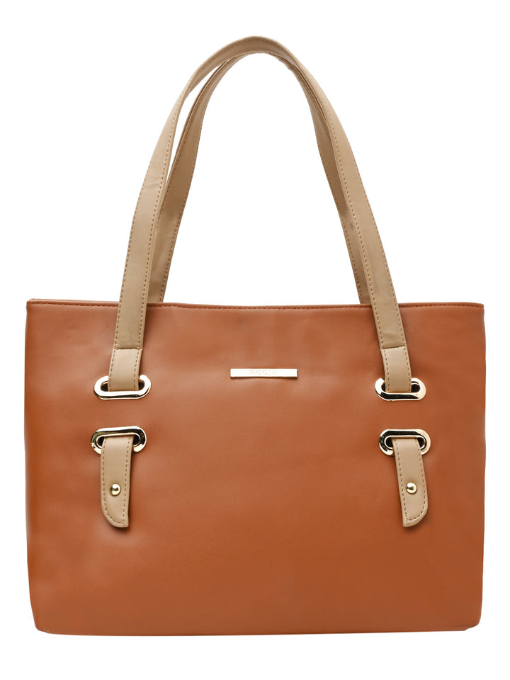 Rocia By Regal Tan Women Solid Casual Bag