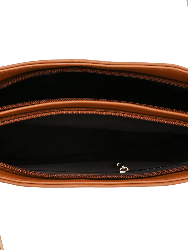 Rocia By Regal Tan Women Solid Casual Bag