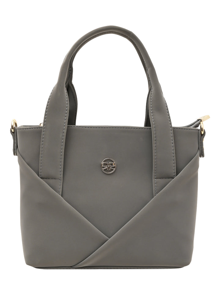 Rocia By Regal Grey Women Solid Small Handbag