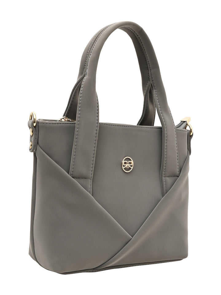 Rocia By Regal Grey Women Solid Small Handbag
